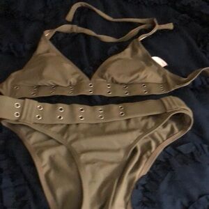 Bikini army green small. Great condition